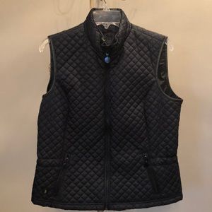 Massimo Dutti Quilted Navy Vest
